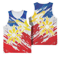 Personalized Filipino Sun and Stars Basketball Jersey Grunge Vibes