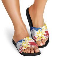 Filipino Sun and Stars Slide Sandals Grunge Vibes LT7 - Polynesian Pride