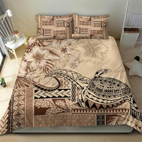 Vaiaso o le Gagana Samoa Bedding Set Siapo Motif Beige
