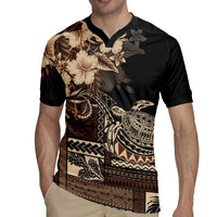 Vaiaso o le Gagana Samoa Rugby Jersey Siapo Motif Black