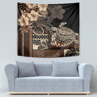 Vaiaso o le Gagana Samoa Tapestry Siapo Motif Black