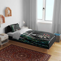 Personalized New Zealand Darts Bedding Set Paua Shell Koiri - Manaia LT7 - Polynesian Pride