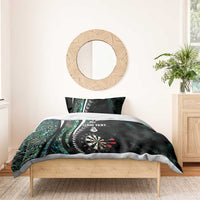 Personalized New Zealand Darts Bedding Set Paua Shell Koiri - Manaia LT7 - Polynesian Pride