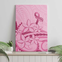 Aotearoa Maori Canvas Wall Art Pink Fern Ribbons LT7 - Polynesian Pride