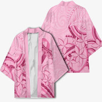 Aotearoa Maori Kimono Pink Fern Ribbons LT7 - Polynesian Pride
