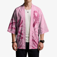 Aotearoa Maori Kimono Pink Fern Ribbons LT7 - Polynesian Pride