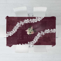 Hawaii Aloha Tablecloth Champange Quilt Patch Work Mix Plumeria Lei LT7 Champange - Polynesian Pride