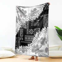 Hawaii Aloha Blanket White Quilt Patch Work Mix Plumeria Lei LT7 - Polynesian Pride
