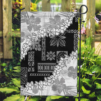 Hawaii Aloha Garden Flag White Quilt Patch Work Mix Plumeria Lei LT7 Garden Flag White - Polynesian Pride