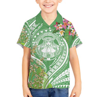Aloha Molokai Island Kid Hawaiian Shirt Hawaii Pua Kukui