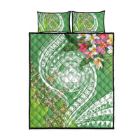 Aloha Molokai Island Quilt Bed Set Hawaii Pua Kukui