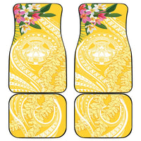 Aloha Hawaii Oahu Car Mats Wahine with Ilima Lei