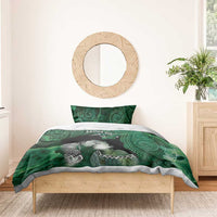 New Zealand Aroha Koe Mama Bedding Set Maori Hongi - Pounamu