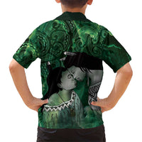 New Zealand Aroha Koe Mama Hawaiian Shirt Maori Hongi - Pounamu