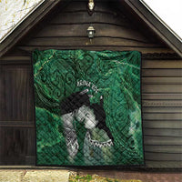 New Zealand Aroha Koe Mama Quilt Maori Hongi - Pounamu LT7 - Polynesian Pride