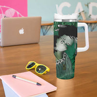 New Zealand Aroha Koe Mama Tumbler With Handle Maori Hongi - Pounamu LT7 - Polynesian Pride