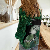 New Zealand Aroha Koe Mama Women Casual Shirt Maori Hongi - Pounamu LT7 - Polynesian Pride