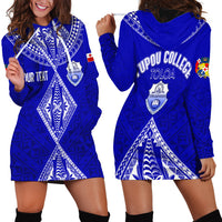 Personalised Tupou College Toloa Hoodie Dress Tongan Kupesi - Special LT7 - Polynesian Pride