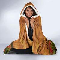 Norfolk Island ANZAC Day Personalised Hooded Blanket with Poppy Field LT9 - Polynesian Pride