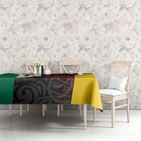 Personalised PNG Hela Province Tablecloth Bird of Paradise Tattoo Flag Motif LT9 - Polynesian Pride