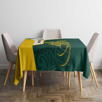 Personalised PNG Jiwaka Province Tablecloth Bird of Paradise Tattoo Flag Motif LT9 - Polynesian Pride