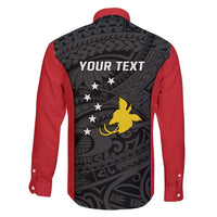 Personalised PNG Sandaun Province Family Matching Mermaid Dress and Hawaiian Shirt Bird of Paradise Tattoo Flag Motif - Polynesian Pride