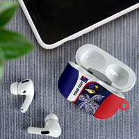 Personalised PNG West New Britain Province AirPods Case Bird of Paradise Tattoo Flag Motif - Polynesian Pride