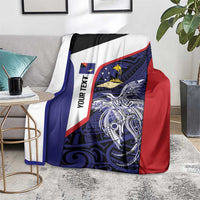 Personalised PNG West New Britain Province Blanket Bird of Paradise Tattoo Flag Motif - Polynesian Pride