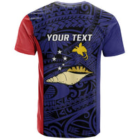 Personalised PNG West New Britain Province T Shirt Bird of Paradise Tattoo Flag Motif - Polynesian Pride