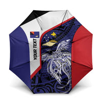 Personalised PNG West New Britain Province Umbrella Bird of Paradise Tattoo Flag Motif - Polynesian Pride
