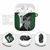 Personalised PNG Western Highlands Province AirPods Case Bird of Paradise Tattoo Flag Motif - Polynesian Pride