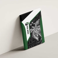Personalised PNG Western Highlands Province Canvas Wall Art Bird of Paradise Tattoo Flag Motif - Polynesian Pride