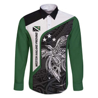 Personalised PNG Western Highlands Province Family Matching Short Sleeve Bodycon Dress and Hawaiian Shirt Bird of Paradise Tattoo Flag Motif - Polynesian Pride