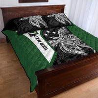 Personalised PNG Western Highlands Province Quilt Bed Set Bird of Paradise Tattoo Flag Motif - Polynesian Pride