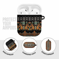 Black Batik Papua-inspired Pattern AirPods Case - Polynesian Pride