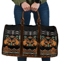 Black Batik Papua-inspired Pattern Travel Bag - Polynesian Pride