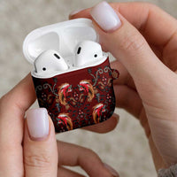 Oxblood Bird of Batik Papua AirPods Case Exotic Natural Wealth of Papua - Polynesian Pride