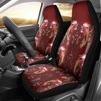 Oxblood Bird of Batik Papua Car Seat Cover Exotic Natural Wealth of Papua LT9 - Polynesian Pride