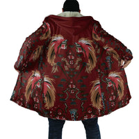 Oxblood Bird of Batik Papua Cloak Exotic Natural Wealth of Papua - Polynesian Pride