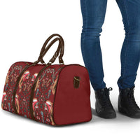Oxblood Bird of Batik Papua Travel Bag Exotic Natural Wealth of Papua - Polynesian Pride