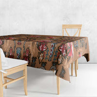 Terracotta Bird of Batik Papua Tablecloth Exotic Natural Wealth of Papua - Polynesian Pride