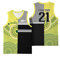 Custom Cricket AUNZ Spirit Basketball Jersey Aussie New Zealand Retro Edition - Polynesian Pride