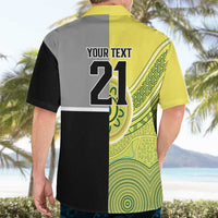 Custom Cricket AUNZ Spirit Hawaiian Shirt Aussie New Zealand Retro Edition - Polynesian Pride