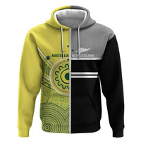 Custom Cricket AUNZ Spirit Hoodie Aussie New Zealand Retro Edition - Polynesian Pride