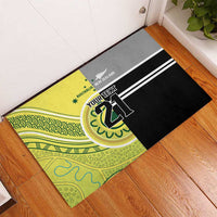 Custom Cricket AUNZ Spirit Rubber Doormat Aussie New Zealand Retro Edition - Polynesian Pride
