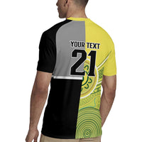 Custom Cricket AUNZ Spirit Rugby Jersey Aussie New Zealand Retro Edition - Polynesian Pride