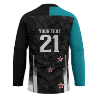 Custom NZ Cricket Pride Hockey Jersey Silver Fern Fan Supporter Apparel LT9 - Polynesian Pride