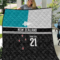 Custom NZ Cricket Pride Quilt Silver Fern Fan Supporter Apparel - Polynesian Pride
