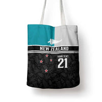 Custom NZ Cricket Pride Tote Bag Silver Fern Fan Supporter Apparel - Polynesian Pride