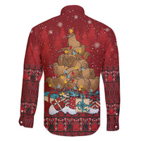 Funny Kiwi Bird Xmas Tree Family Matching Mermaid Dress and Hawaiian Shirt New Zealand Tribal Christmas Spirit - Polynesian Pride